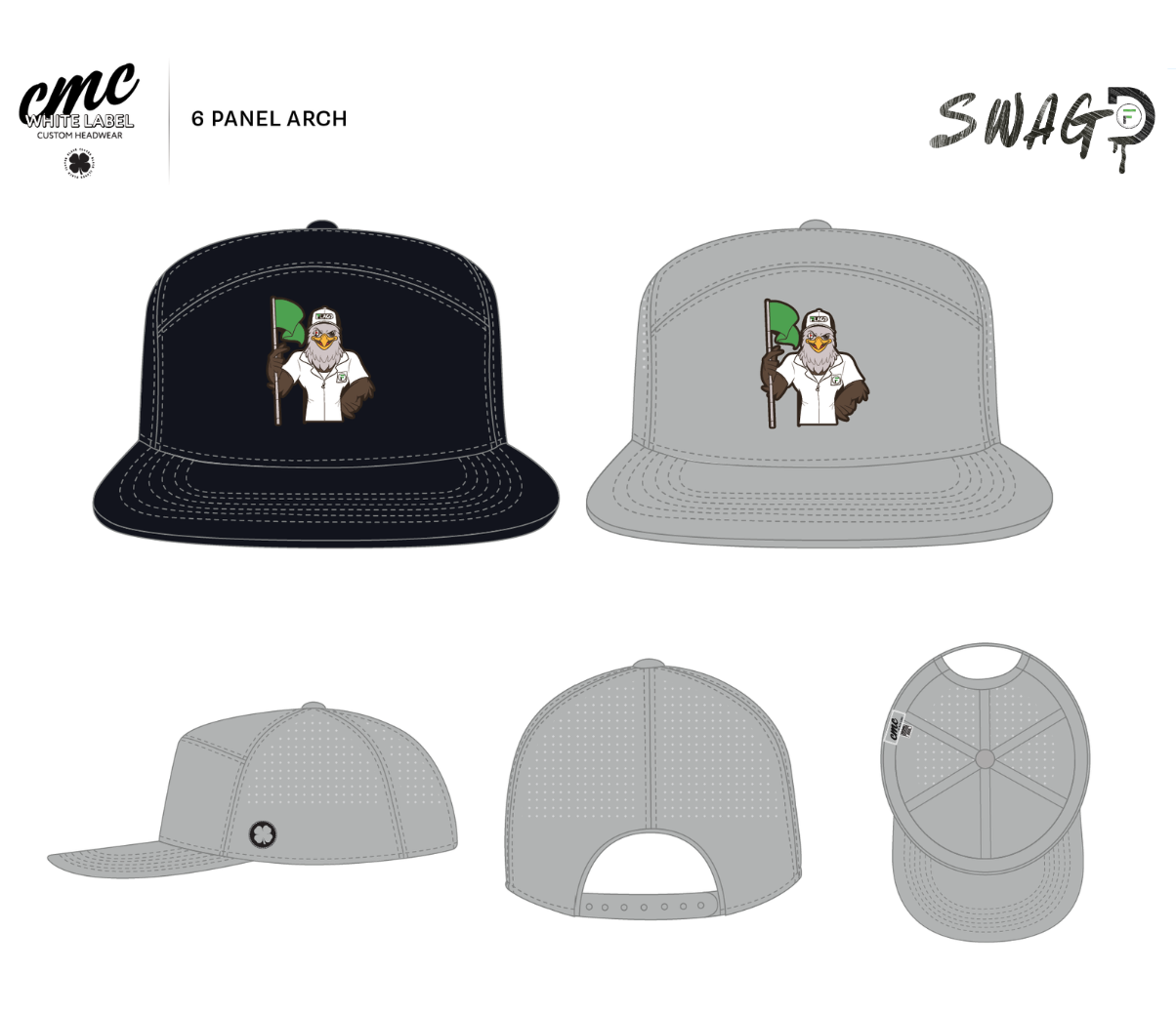 Bullseye- 6 Panel Arch