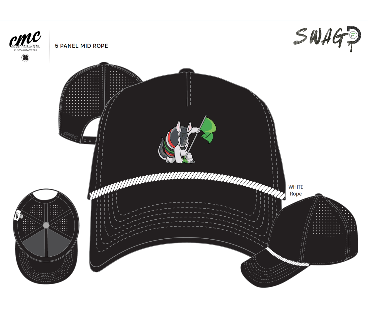 Shelly- 5 Panel Mid Rope